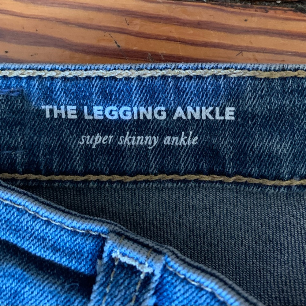AG Adriano Goldschmied Super Skinny Ankle Light Blue Denim Size 26 R - Picture 5 of 10